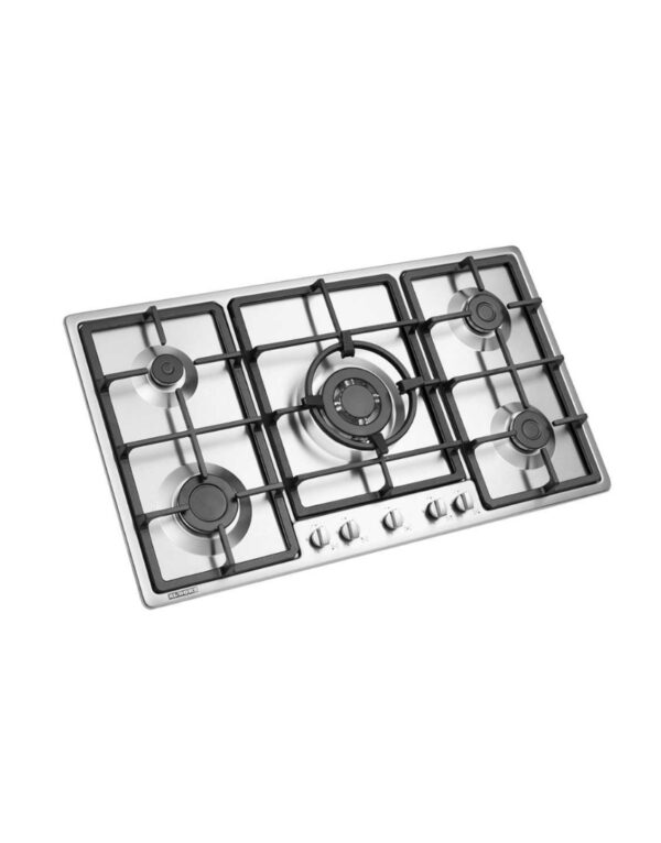 گاز رومیزی توکار پنج شعله استیل البرز مدل S 5952