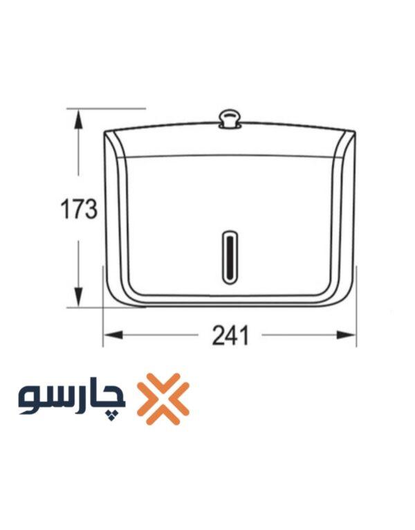 جا دستمال کاغذی ایمن آب مدل ورونا
