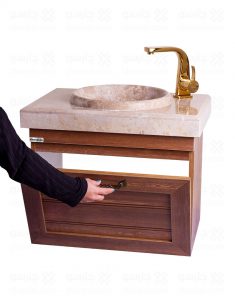 کابینت روشویی چارسو مدل کارن L-60