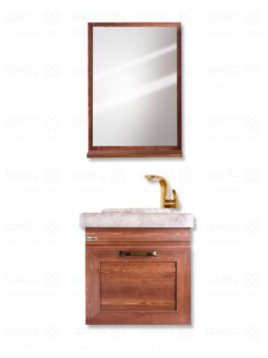 ست کابین روشویی و آینه باکس چارسو مدل آران S-50