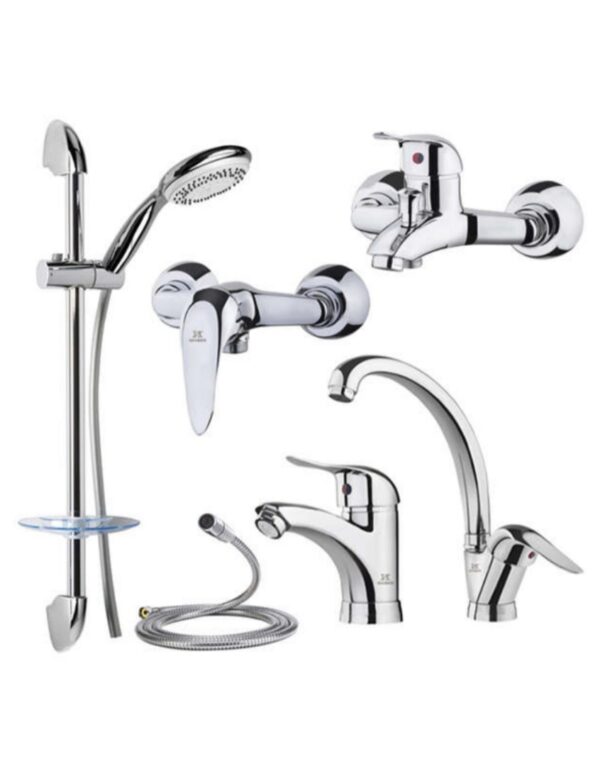 ست شیرآلات شادان مدل FR-6X مجموعه 6 عددی