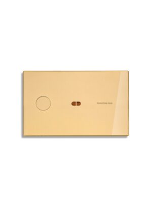 کلید فلاش تانک ایران مدل توکار کد 84 (Touchless تاچلس طلایی)