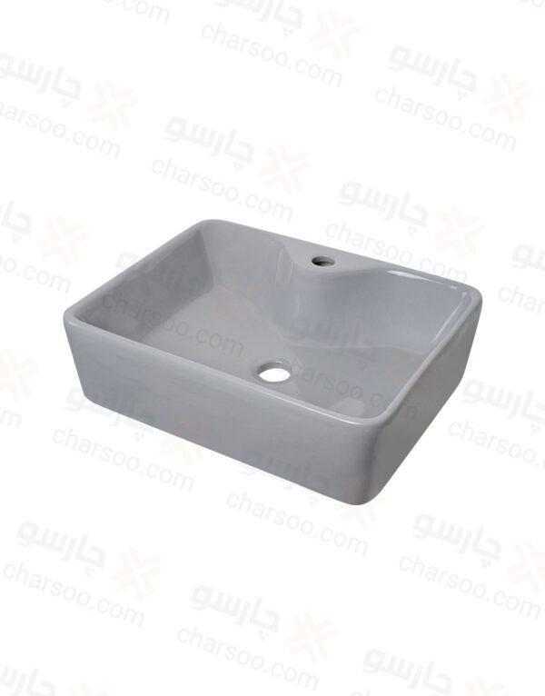 روشویی روکابینتی گاتریا مدل GSF طوسی درجه ۱