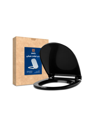 درب توالت فرنگی چارسو مدل آریس مشکی