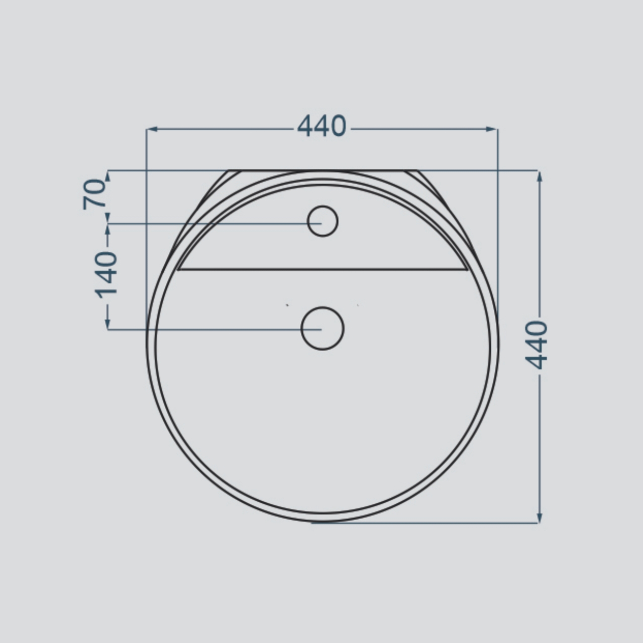 روشویی نیم پایه والهنگ گلسار مدل وینر