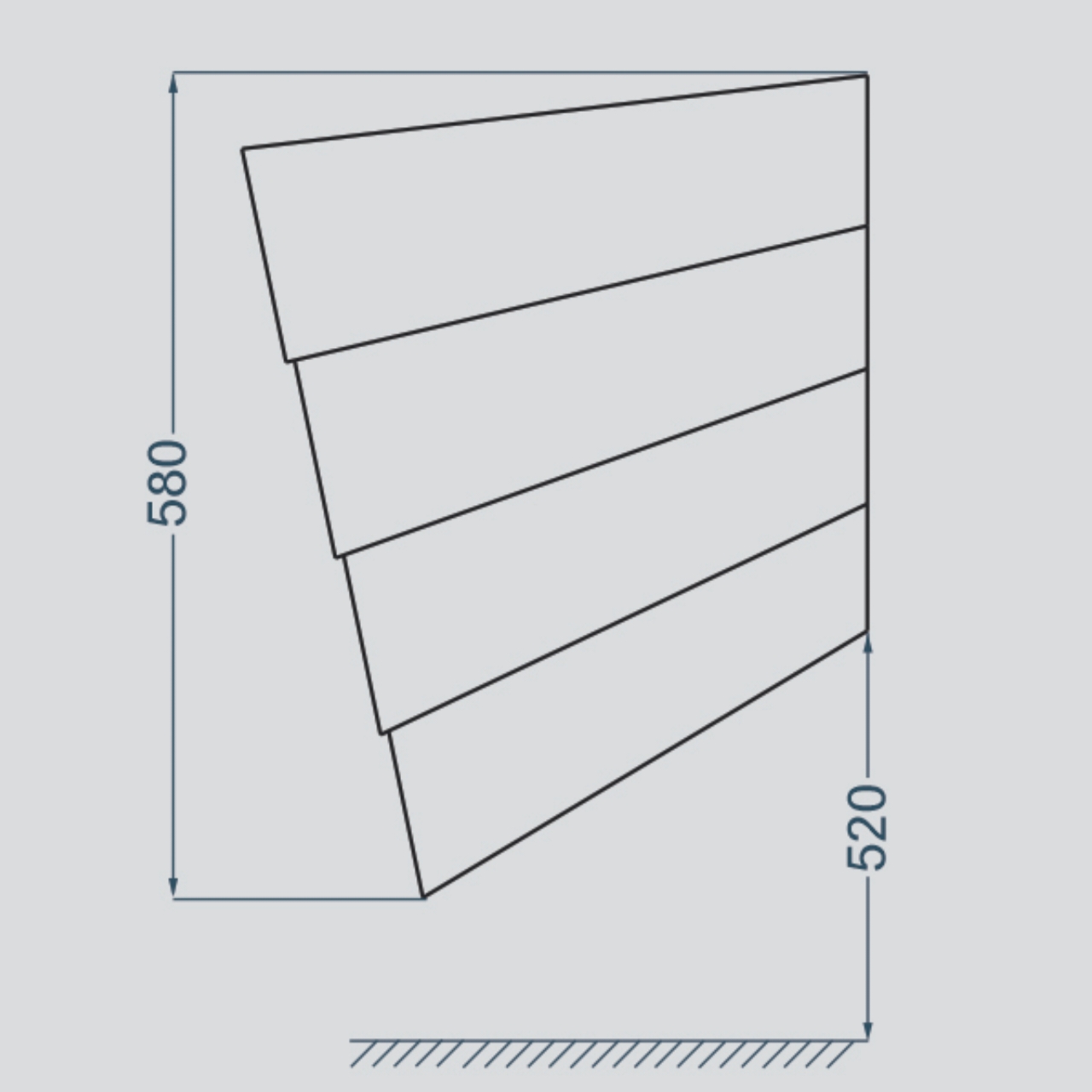 روشویی نیم پایه والهنگ گلسار مدل وینر