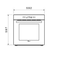 فر توکار برقی بیمکث مدل MF-0021 سفید