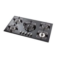 اجاق گاز صفحه ای شیشه‌ای استیل البرز مدل G 5910 با قطعات ایتالیایی