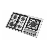 اجاق گاز صفحه ای استیل البرز مدل S 5959
