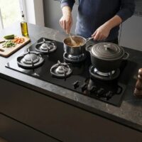 اجاق گاز صفحه ای شیشه‌ای اخوان مدل V-15 ونوس
