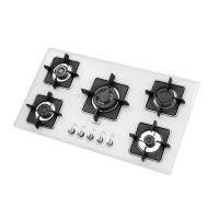 اجاق گاز صفحه ای شیشه‌ای استیل البرز مدل G 5960w