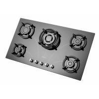 اجاق گاز صفحه ای شیشه‌ای استیل البرز مدل G 5958