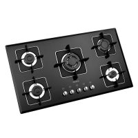 اجاق گاز صفحه ای شیشه‌ای استیل البرز مدل G 5960 با قطعات ایرانی