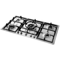 اجاق گاز صفحه ای استیل البرز مدل S 5902 با قطعات ایتالیایی