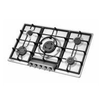 اجاق گاز صفحه ای استیل البرز مدل S 5957