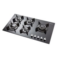 اجاق گاز صفحه ای شیشه‌ای استیل البرز مدل G 5907