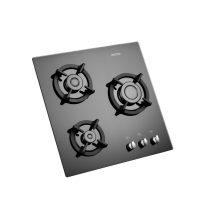 اجاق گاز صفحه ای شیشه‌ای استیل البرز مدل G 3551