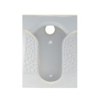 توالت گاتریا مدل تیتان بزرگ مرمری ریم بسته