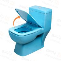 توالت فرنگی گاتریا مدل ساترون آبی