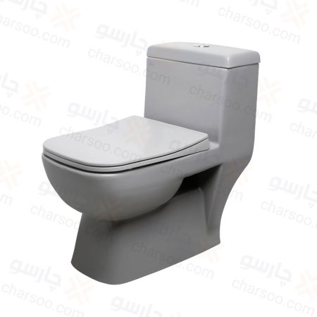 توالت فرنگی گاتریا مدل ساترون طوسی