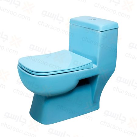 توالت فرنگی گاتریا مدل ساترون آبی