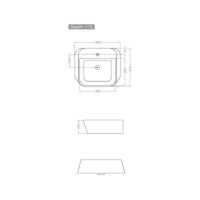 روشویی روکابینتی گلسار مدل پلاتوس