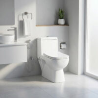 توالت فرنگی گاتریا مدل ساترون سفید