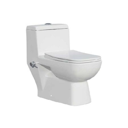توالت فرنگی گاتریا مدل ساترون سفید
