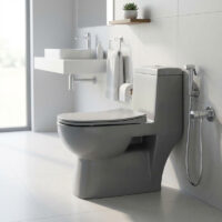 توالت فرنگی گاتریا مدل ساترون طوسی