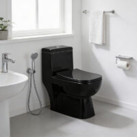 توالت فرنگی گاتریا مدل ساترون مشکی