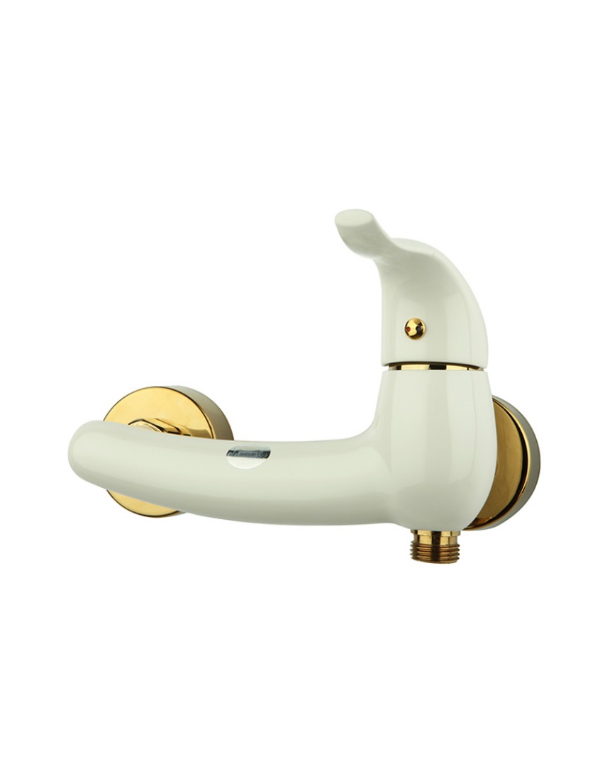 شیر توالت راسان مدل اکتاو سفید طلایی