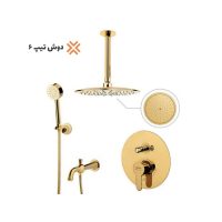 شیرآلات توکار درخشان سری آلفا طلایی