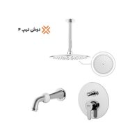 شیرآلات توکار درخشان سری آلفا کروم