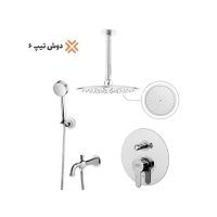 شیرآلات توکار درخشان سری آلفا کروم