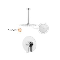 شیرآلات توکار درخشان سری آلفا کروم