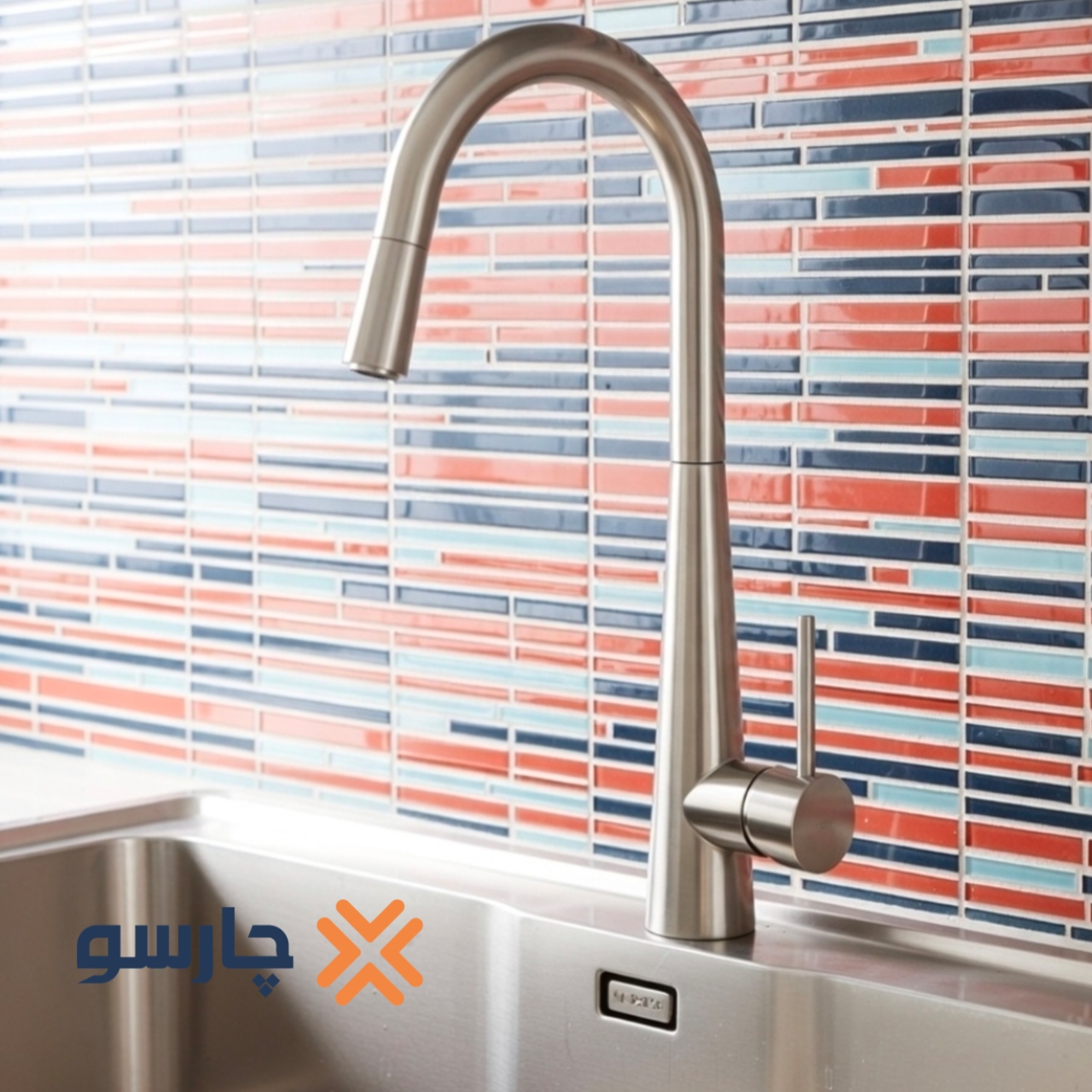 ظرفشویی آتوسا کروم مات