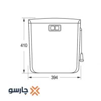 فلاش تانک ایمن آب مدل کاسپین