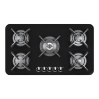 اجاق گاز صفحه ای کن مدل پاردیک مشکی