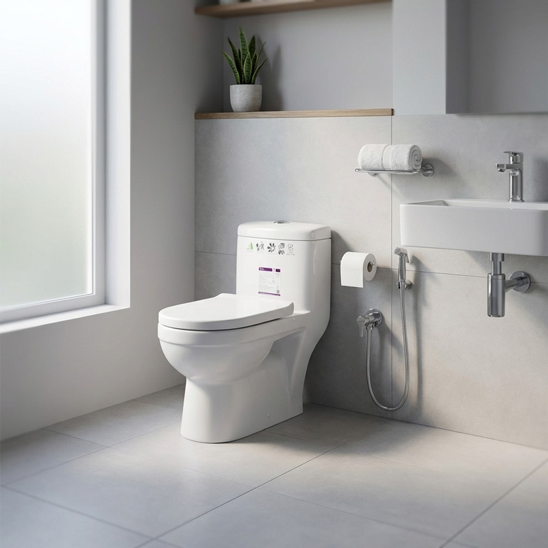 توالت فرنگی گاتریا مدل گاتریا سفید