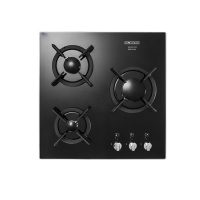 گاز صفحه ای شیشه ای سه شعله استیل البرز مدل G3501