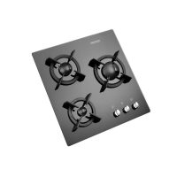 گاز صفحه ای شیشه ای سه شعله استیل البرز مدل G3501