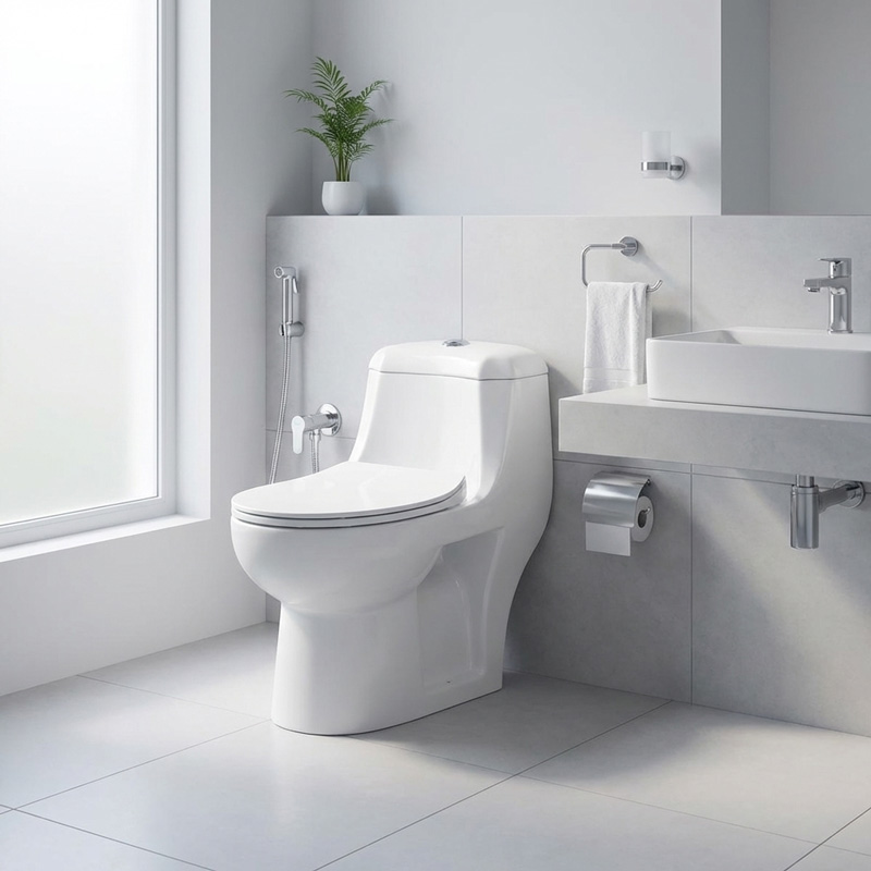 توالت فرنگی گاتریا مدل یولدوز سفید