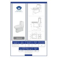 توالت فرنگی مروارید مدل ولگا