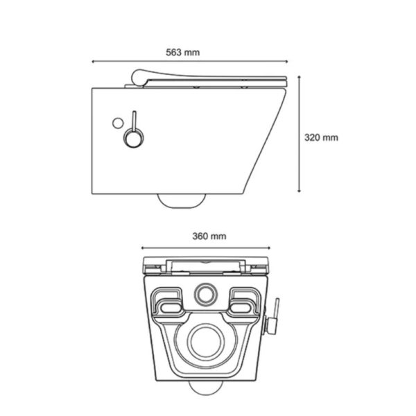 توالت والهنگ ایران مدل ویرپول Whirlpool