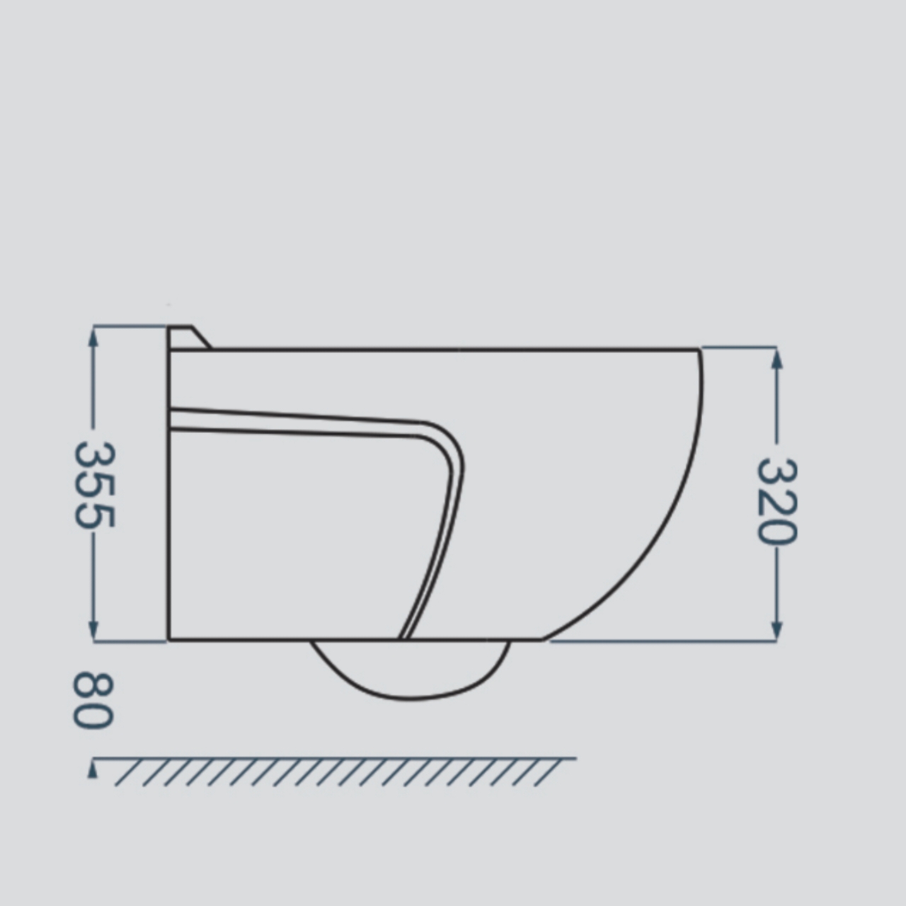 توالت فرنگی والهنگ گلسار مدل پلاتوس