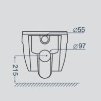 توالت فرنگی والهنگ گلسار مدل پلاتوس