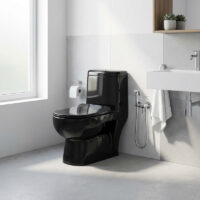 توالت فرنگی گاتریا مدل ژوپیتر مشکی