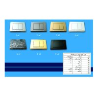 صفحه کلید تخلیه فلاش تانک توکار ایران سری چهارگوش Rectangle