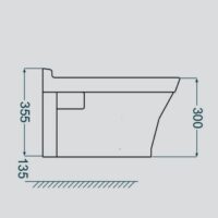 توالت فرنگی والهنگ گلسار مدل گاترین