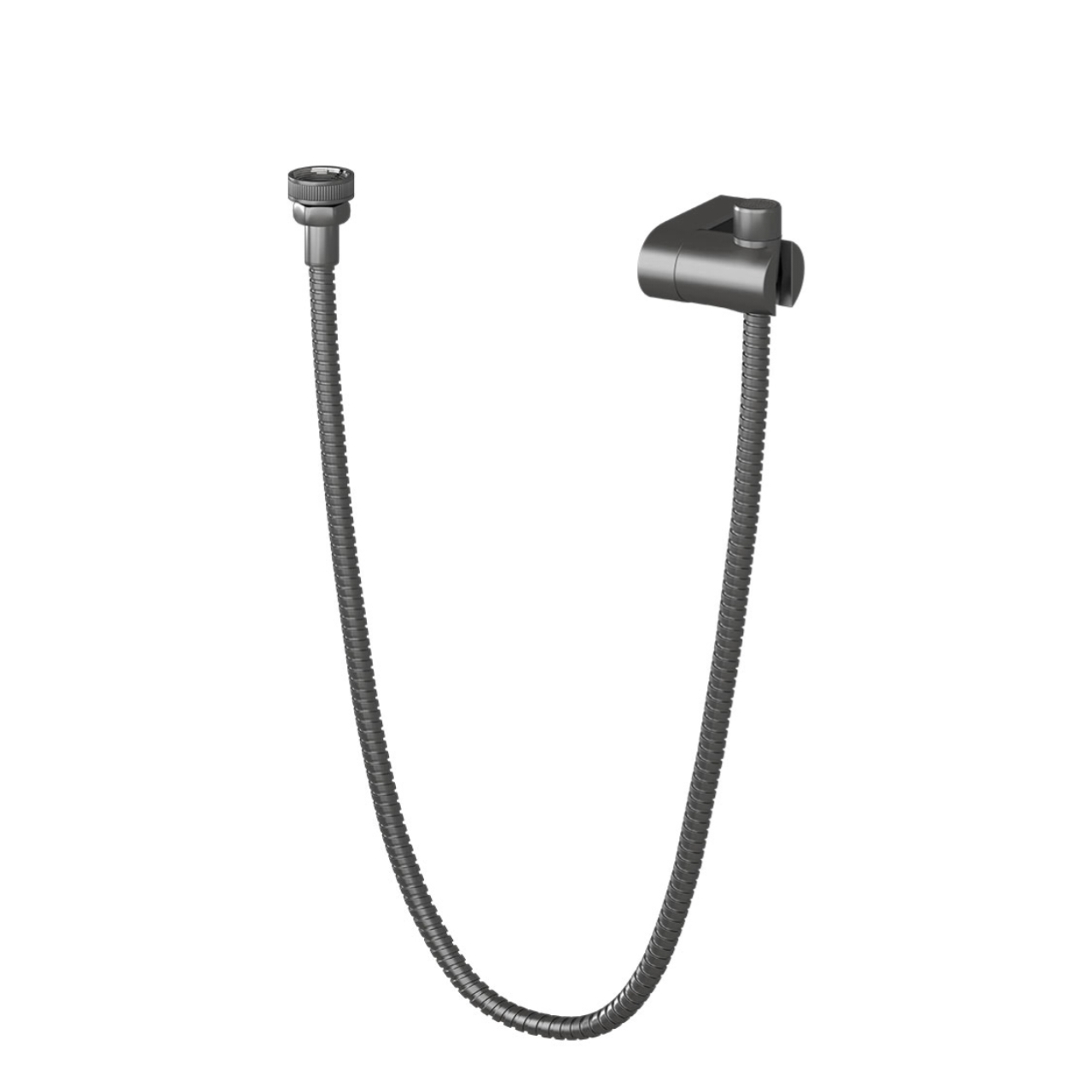 شلنگ توالت کسری کروم مات